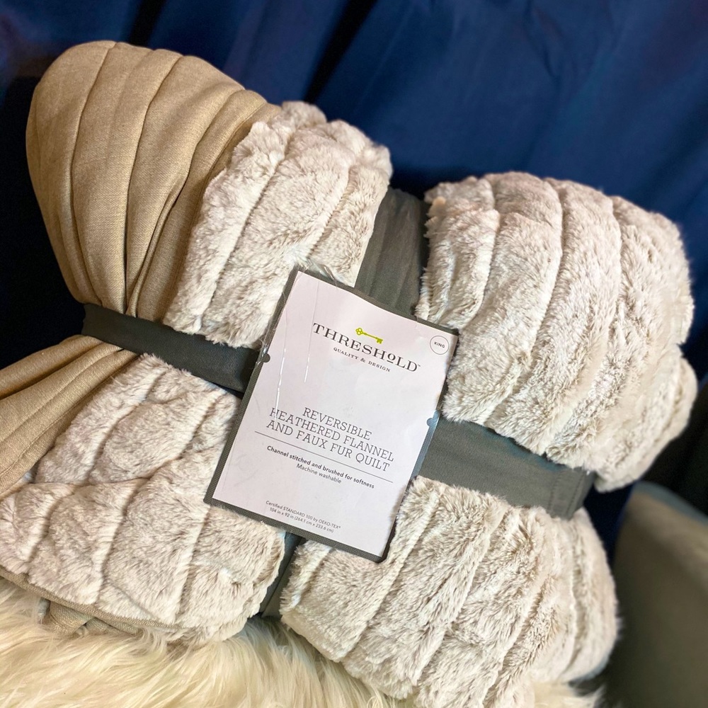 Reversible Throw Blanket